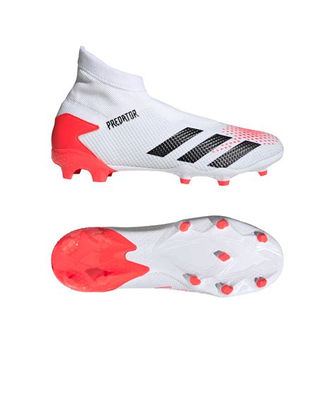 adidas Predator Uniforia 20.3 FG Weiss Rot 